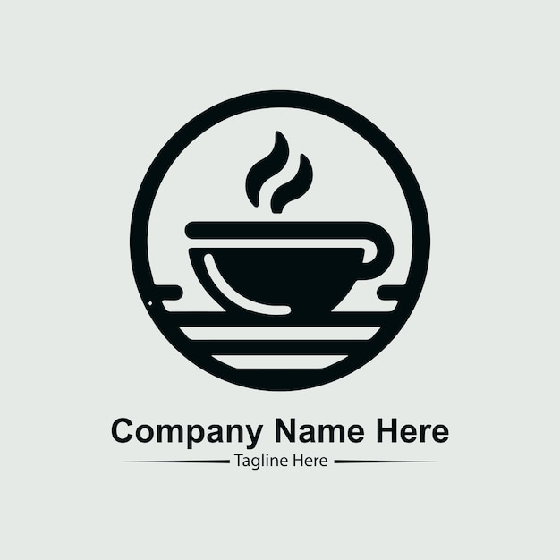 Haga el logotipo de la cafetería aquí