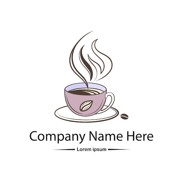Haga el logotipo de la cafetería aquí