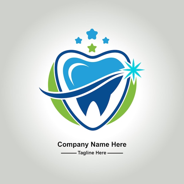 Haga el logotipo dental profesional aquí