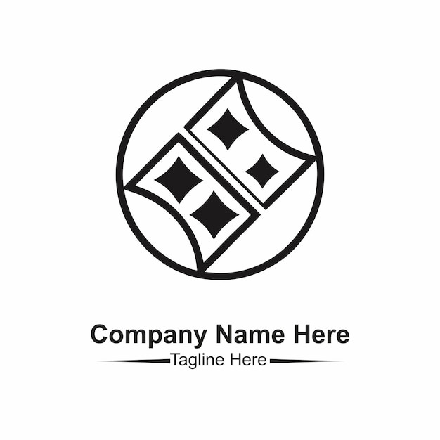 Haga el logotipo geométrico aquí