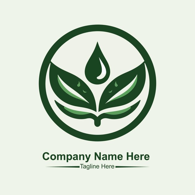 Haga el logotipo de hierbas aquí
