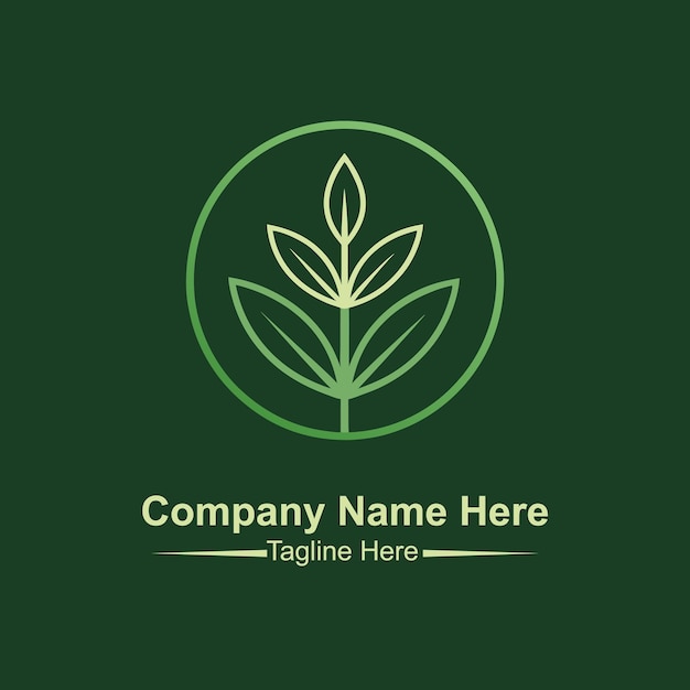 Haga el logotipo de hierbas aquí