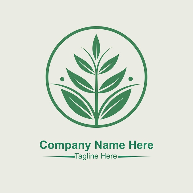 Haga el logotipo de hierbas aquí