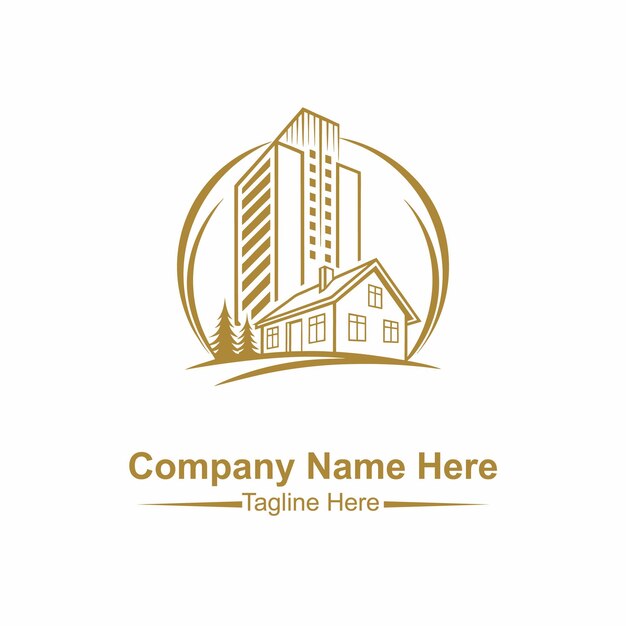 Haga el logotipo de Modern Real Estate aquí