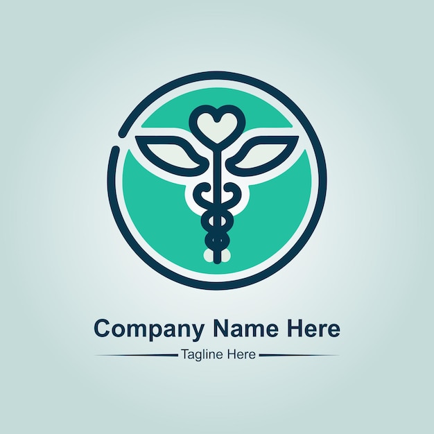 Vector haga el logotipo de salud médica aquí