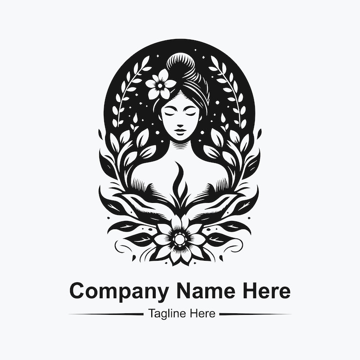 Vector haga el logotipo del spa aquí