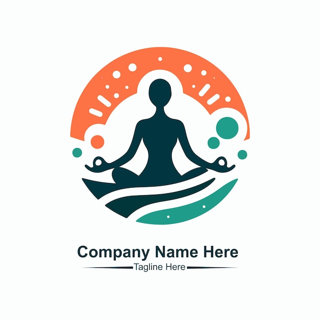 Haga el logotipo de yoga aquí