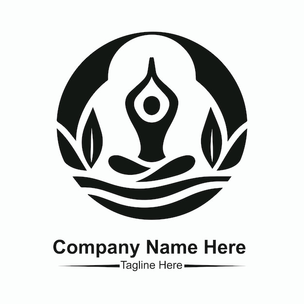 Haga el logotipo de Yoga aquí