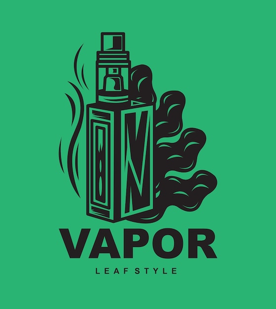 Haga que su logotipo se vea inspirado con este vape vectorial.