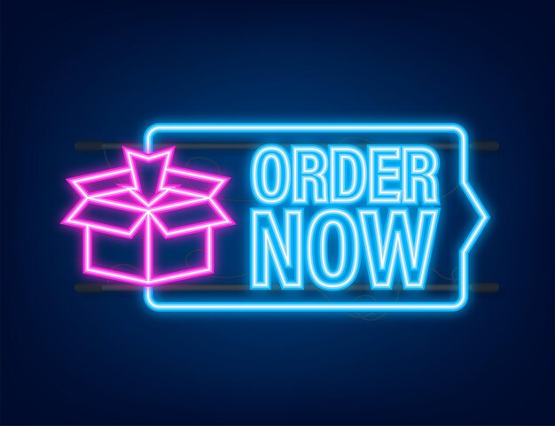 Haga su pedido ahora para diseño de marketing Banner gráfico web Símbolo de icono de sitio web Plantilla de sitio web