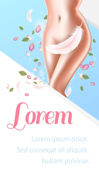 Hair Laser Removal Beauty Medical Clinic Flyer