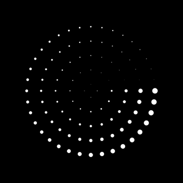Halftone dots circular pattern abstract whirligig abstract vortex circular pattern pop art pattern dotted pattern