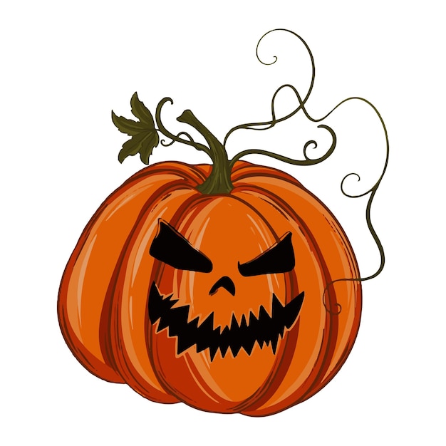 Halloween calabaza Jack o linterna el arte de la ilustración