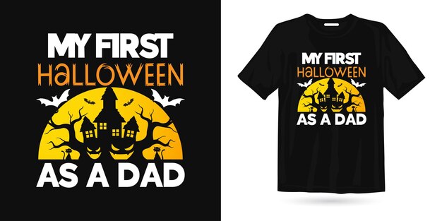 Halloween Dad Diseño de camiseta de Halloween, Diseño de camiseta de fiesta de halloween y Diseños de feliz halloween