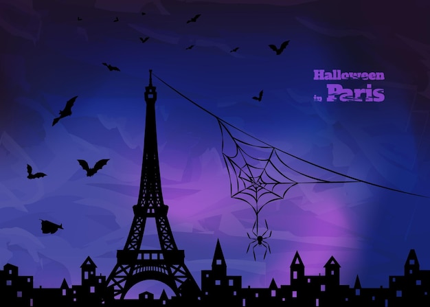 Vector halloween en francia