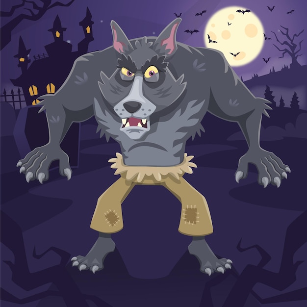 Halloween hombre lobo