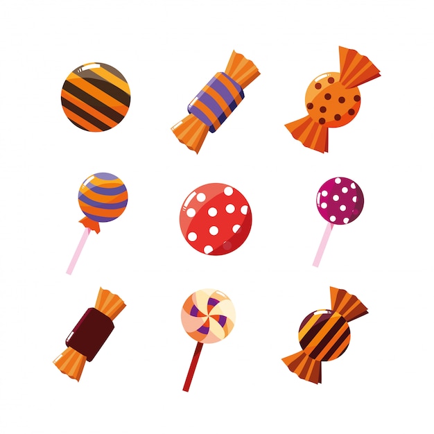Halloween set dulces