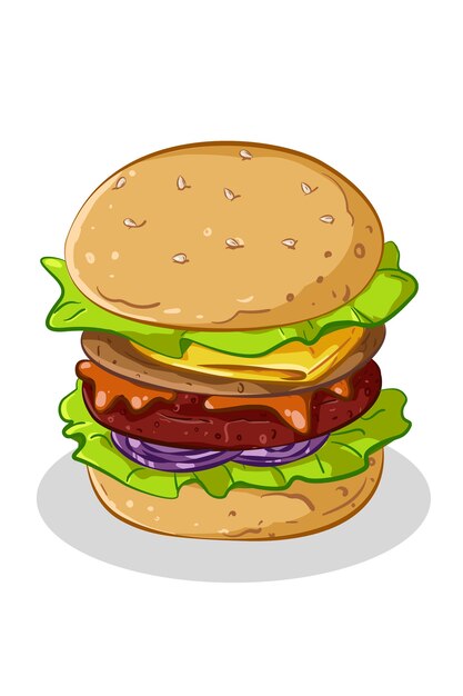 Una hamburguesa dulce