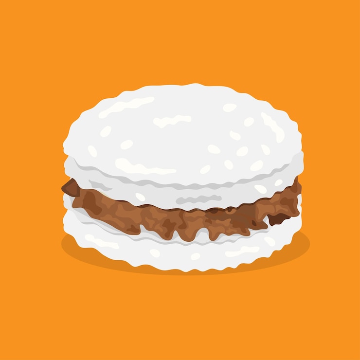 Vector hamburguesa nasi cokot indonesia