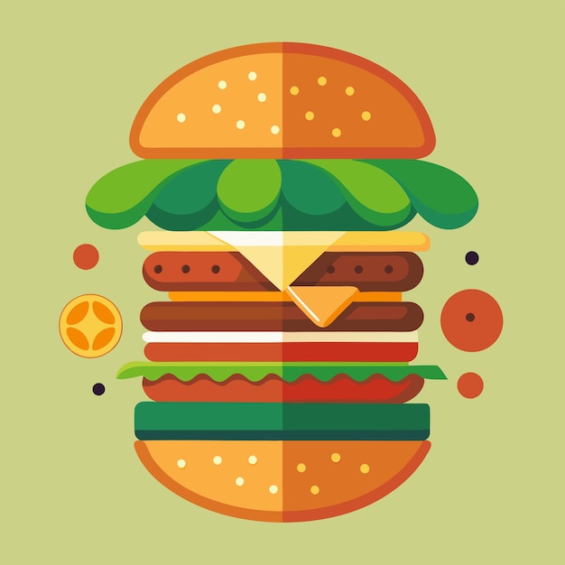 hamburguesa con queso con ingredientes distintos