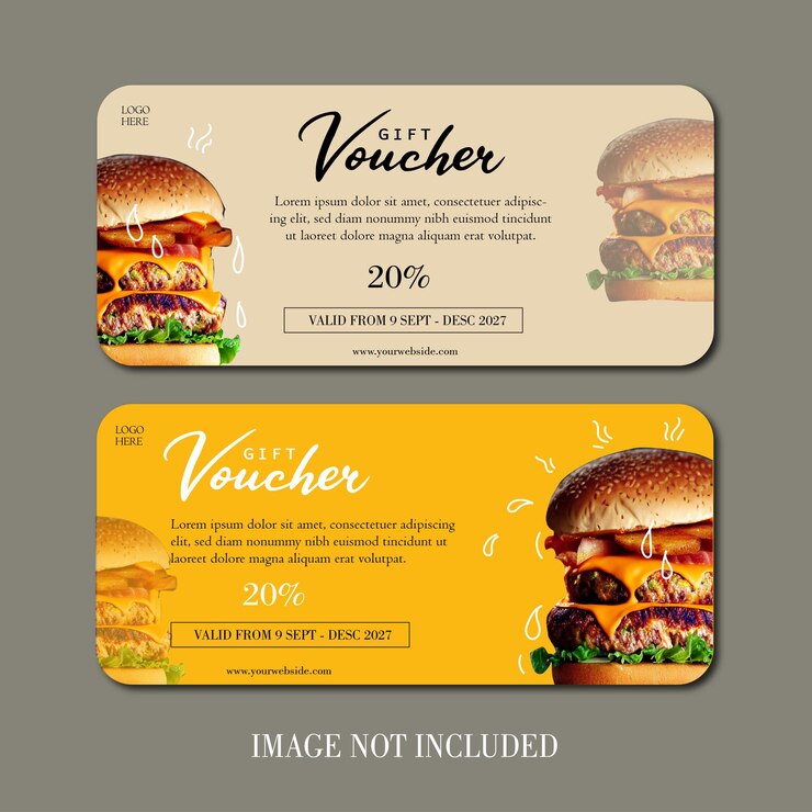 Vector hamburguesa de vales