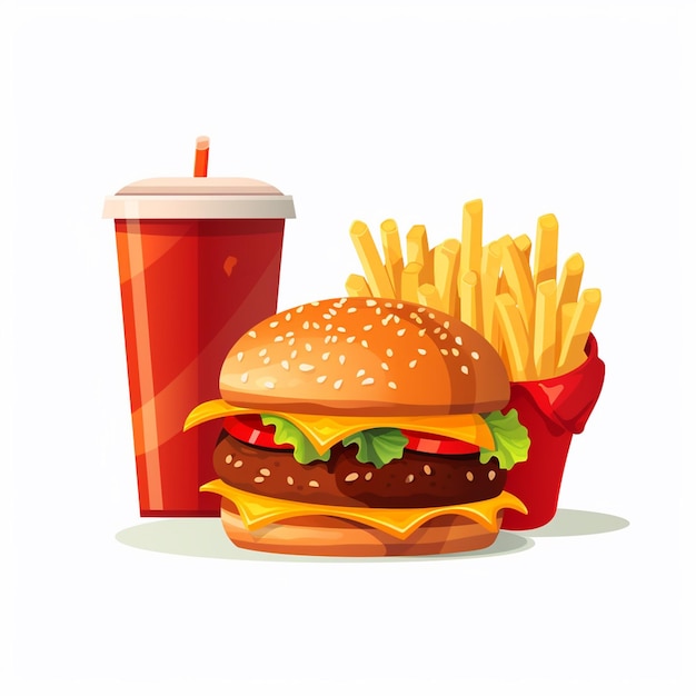 hamburguesa vector icono comida hamburguesa ilustración rápido menú restaurante pizza sándwich almuerzo