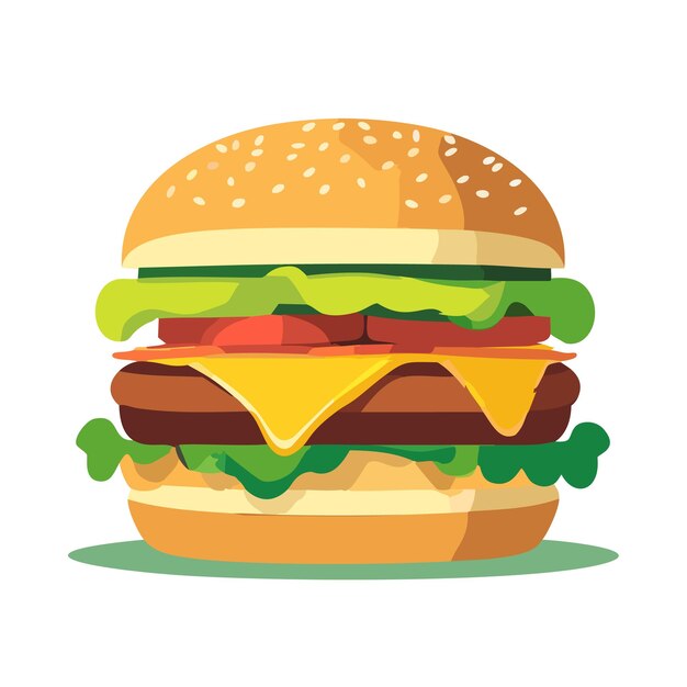 Hamburguesa vectorial