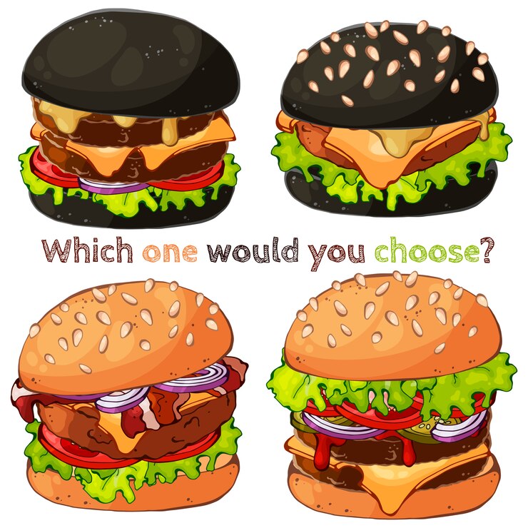 Vector hamburguesas
