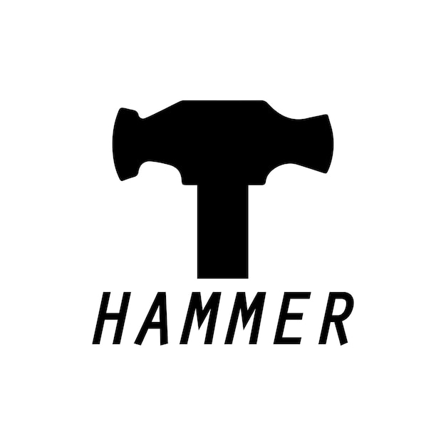 hammer logo design icon graphic image