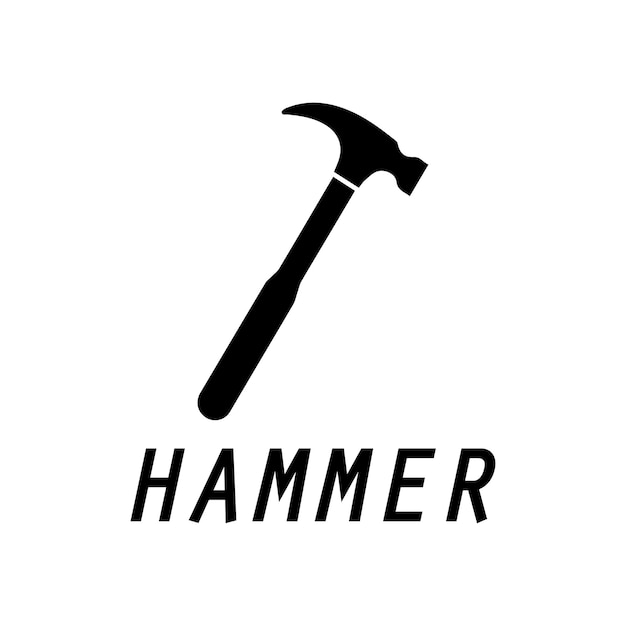 hammer logo design icon graphic image