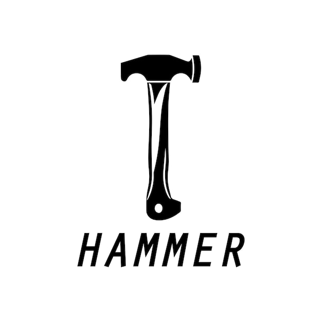 hammer logo design icon graphic image