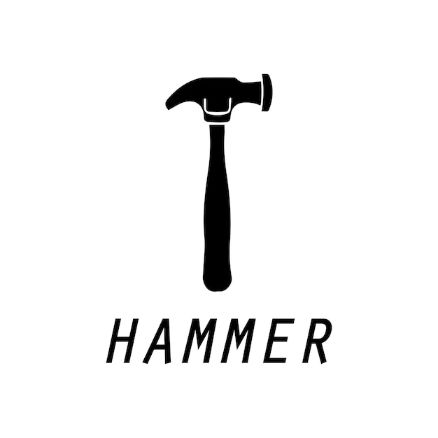 hammer logo design icon graphic image