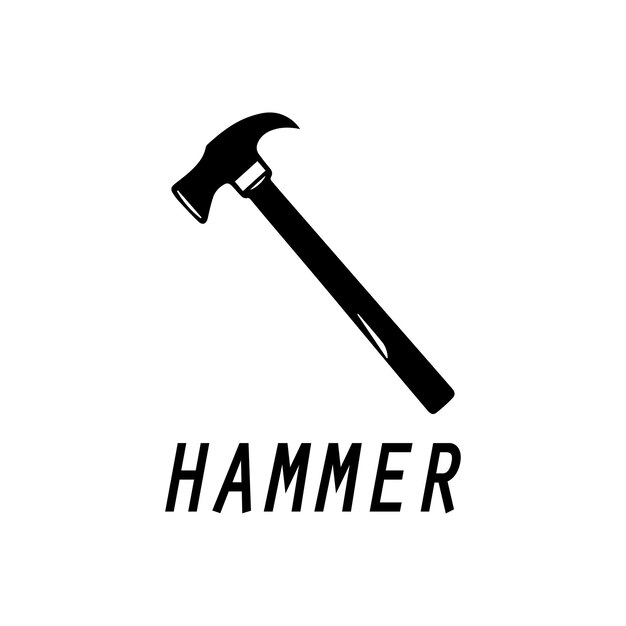 hammer logo design icon graphic image