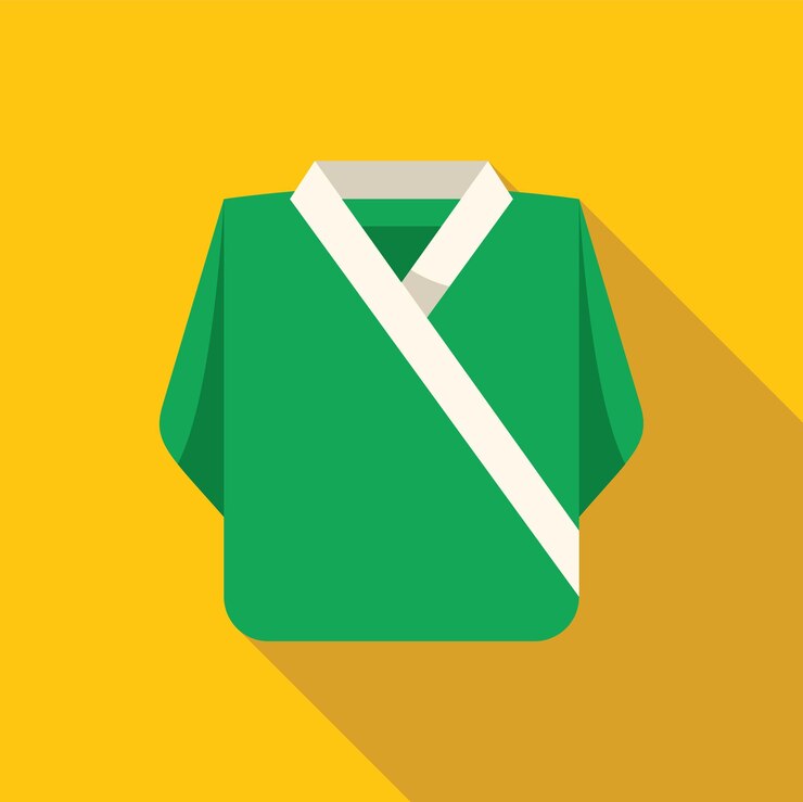 Vector hanbok verde que representa la ropa y la cultura tradicionales coreanas