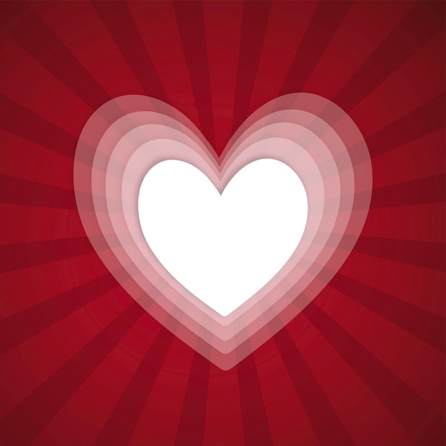Happy Dia Dos Namorados Red White Heart Background Social Media Design Banner Free Vector