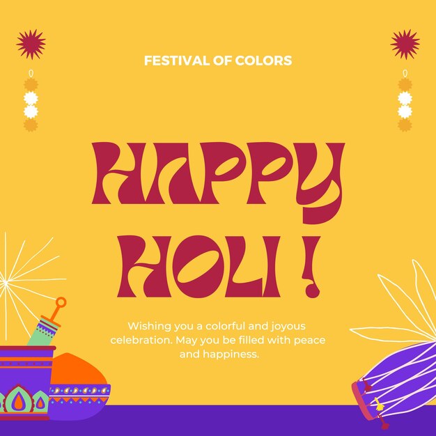 Happy Holi A Colorful and Joyous Festival Celebration