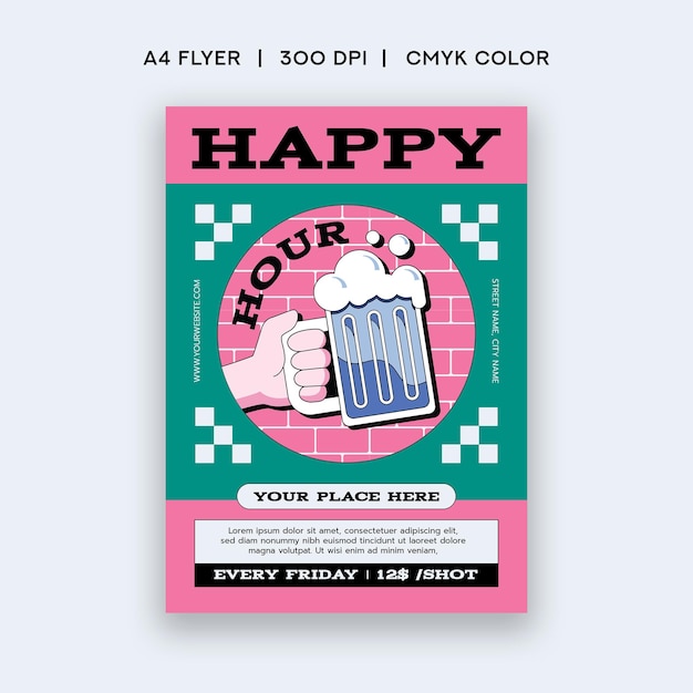 Happy Hour Flyer