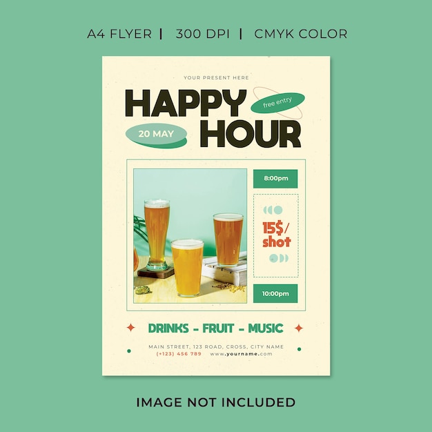 Happy Hour Flyer