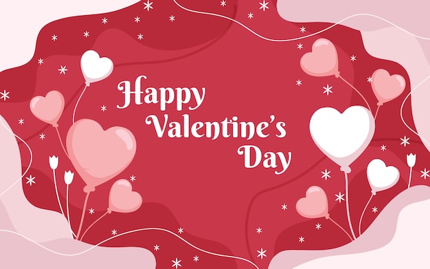 Happy valentines día de fondo