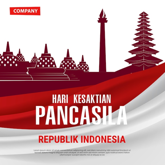 Hari kesaktian pancasila es una plantilla