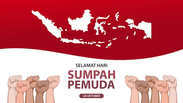 Hari Sumpah Pemuda 28 de octubre 28 de octubre Happy Day Youth Pledge of Indonesia