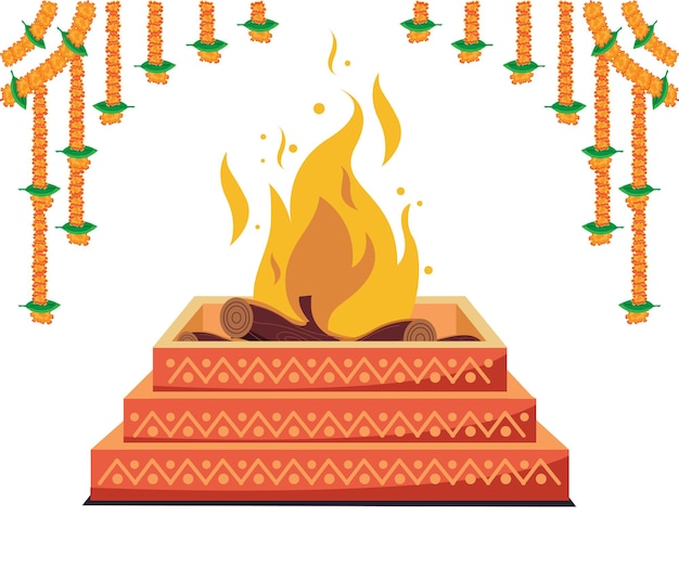 havan religión hindú fuego espiritual