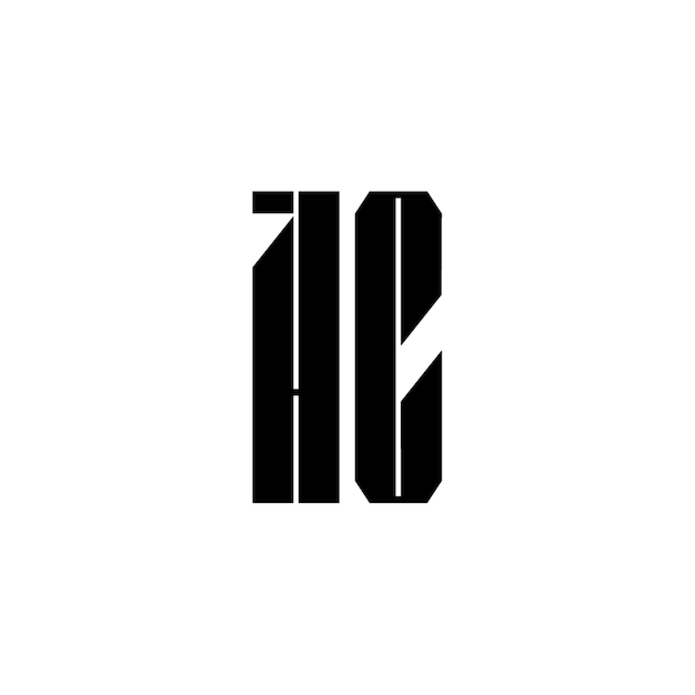 HC monograma logotipo diseño carta texto nombre símbolo monocromo logotipo alfabeto carácter simple logotipo