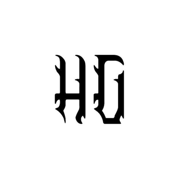 HC monograma logotipo diseño carta texto nombre símbolo monocromo logotipo alfabeto carácter simple logotipo