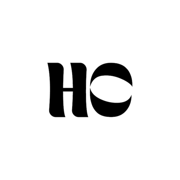 HC monograma logotipo diseño carta texto nombre símbolo monocromo logotipo alfabeto carácter simple logotipo
