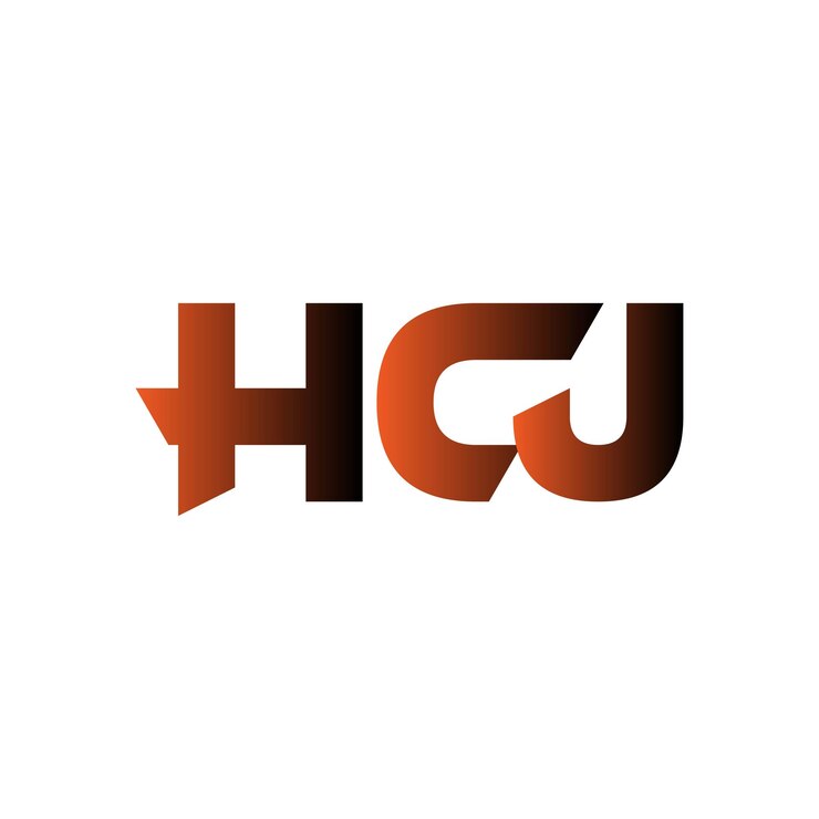 Vector hcj diseño de logotipo vectorial de la letra de resumen creativo, símbolo inicial y icono