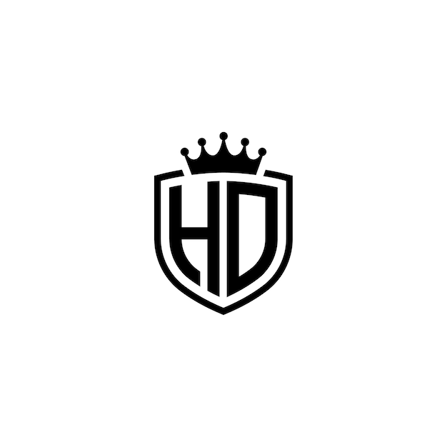 HD Monogram Logo Design letra texto nombre símbolo monocromo logotipo alfabeto carácter simple logo