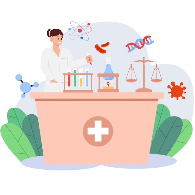 Healthcare Illustration_Doctor's Laboratory