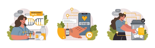Healthtech establece métodos innovadores de diagnóstico y tratamiento telemedicina vigilancia de la salud