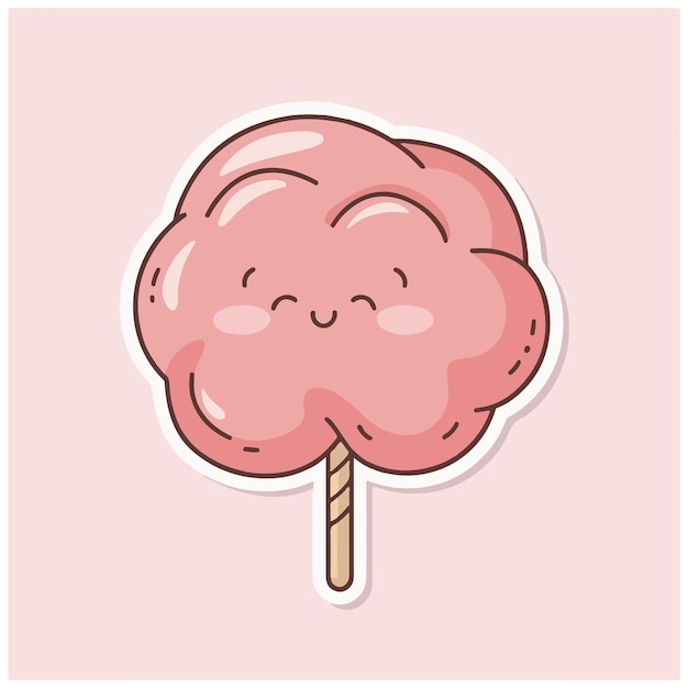 helado de algodón de azúcar